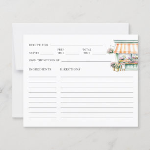 Market Flower Shop Bridal Shower Recipe
