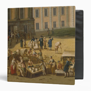 Market in the Alter Markt, Potsdam, 1772 3 Ring Binder
