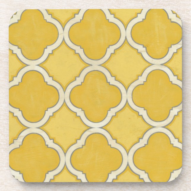 Market Motifs I Beverage Coaster (Front)