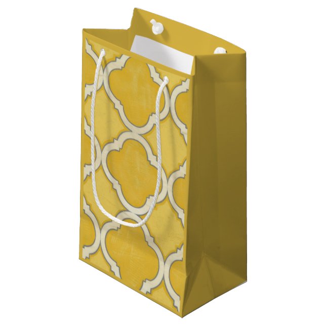 Market Motifs I Small Gift Bag (Front Angled)
