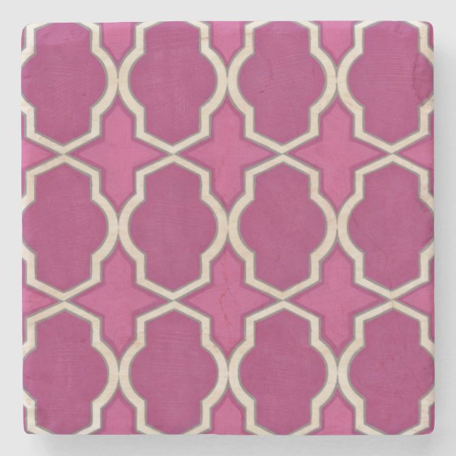 Market Motifs II Stone Coaster (Front)