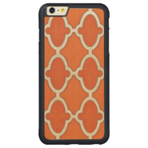 Market Motifs III Carved Maple iPhone 6 Plus Bumper Case