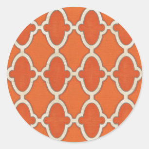 Market Motifs III Classic Round Sticker