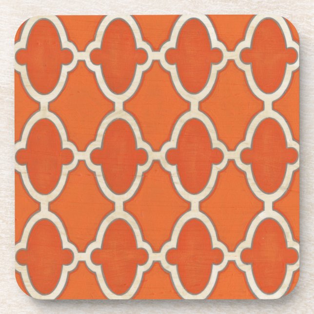 Market Motifs III Drink Coaster (Front)