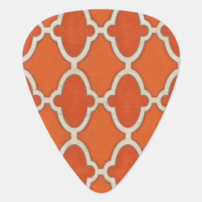 Market Motifs III Guitar Pick (Front)