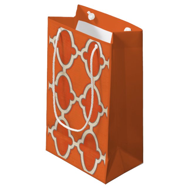 Market Motifs III Small Gift Bag (Front Angled)