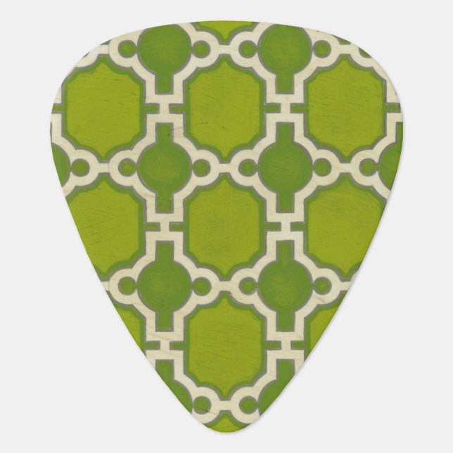 Market Motifs IV Guitar Pick (Front)