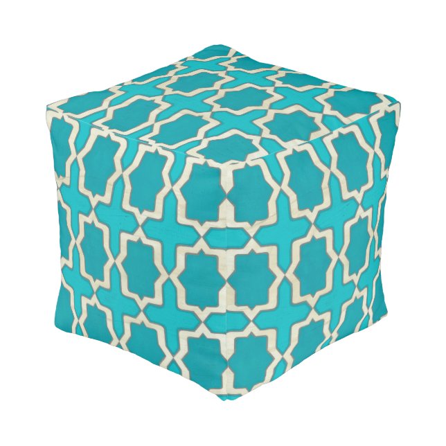 Market Motifs V Pouf (Angled Front)