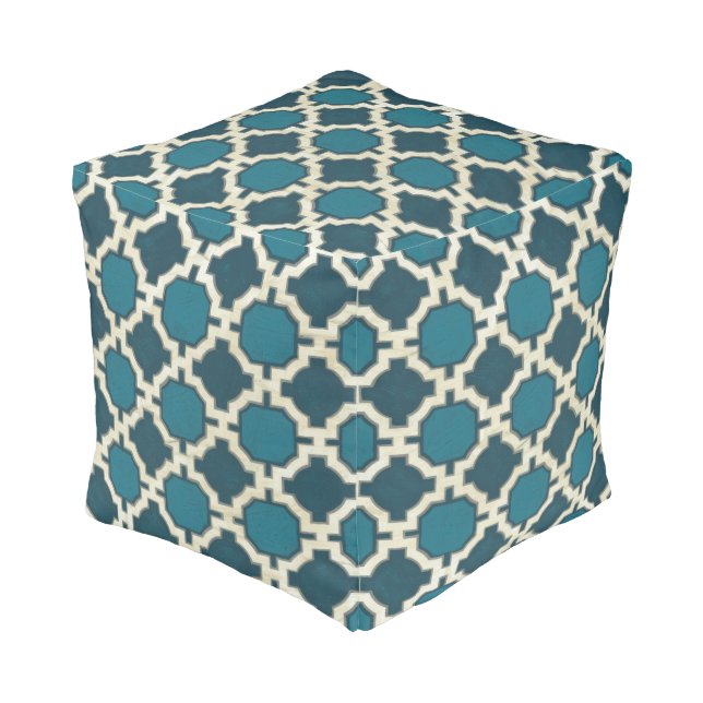 Market Motifs VI Pouf (Angled Front)