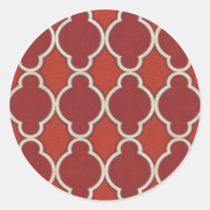 Market Motifs VII Classic Round Sticker