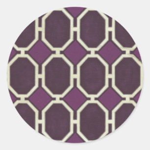 Market Motifs VIII Classic Round Sticker