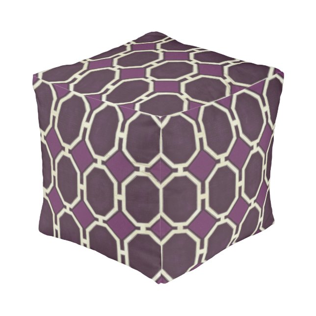 Market Motifs VIII Pouf (Angled Front)