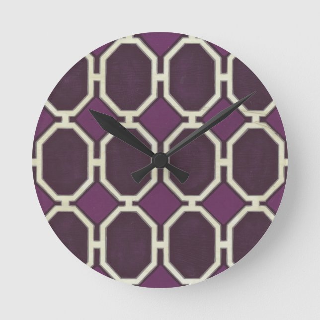 Market Motifs VIII Round Clock (Front)