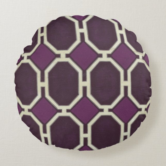 Market Motifs VIII Round Pillow (Front)