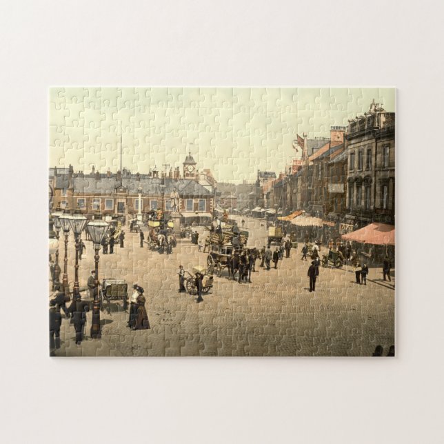 Market Place, Carlisle, Cumbria, England Jigsaw Puzzle (Horizontal)
