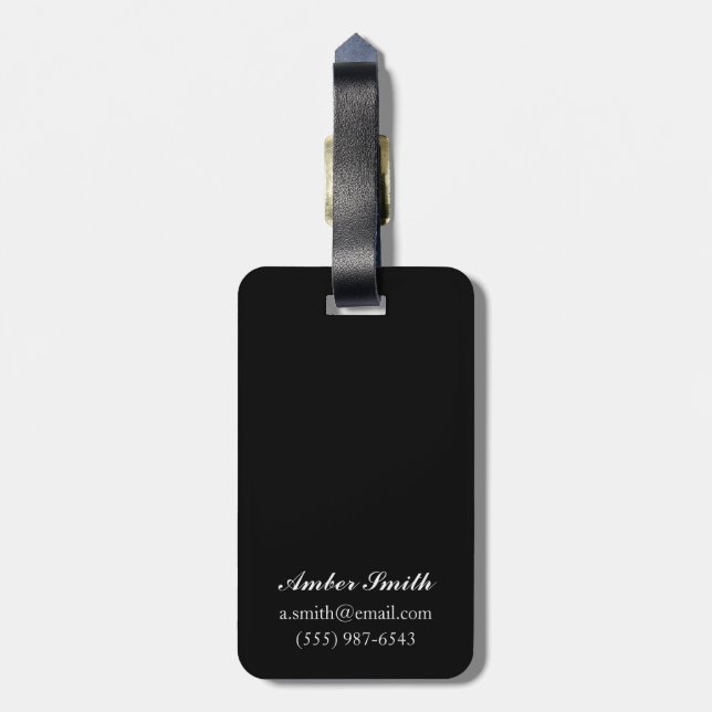 Market place luggage tag (Back Vertical)