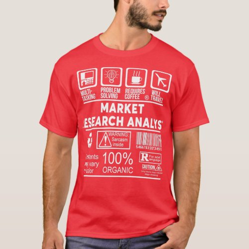 MARKET RESEARCH ANALYST NICE DESIGN 2017 2 T_Shirt