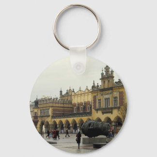 Market Square in Krakow Keychain