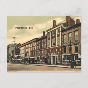 Market Square, Portsmouth, NH, c1905 Postcard