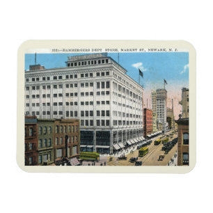 Market St., Newark NJ Vintage Style Magnet