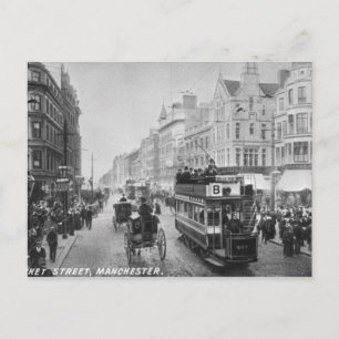 Market Street, Manchester, c.1910 Postcard