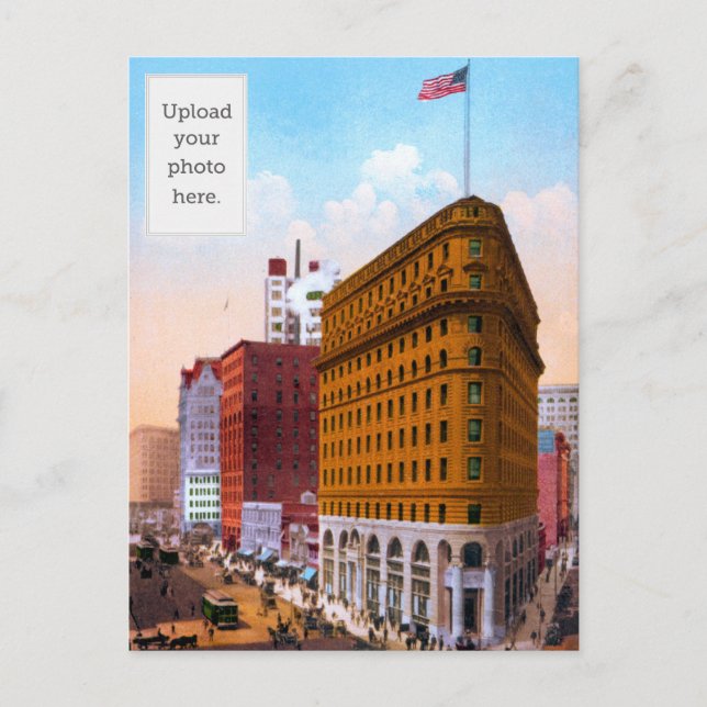 Market Street West from Montgomery, San Francisco, Postcard (Front)