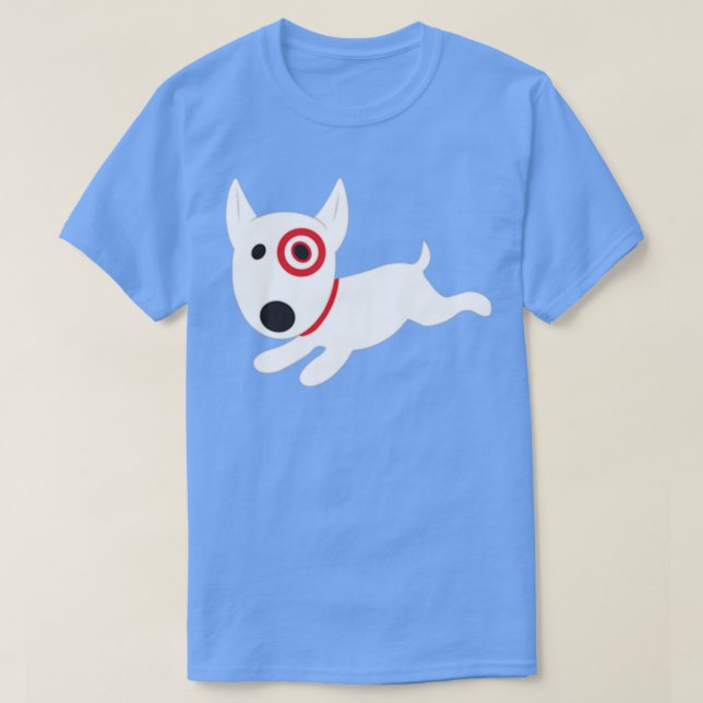 Market Team Member Bullseye Dog Funny  T-Shirt (Design Front)