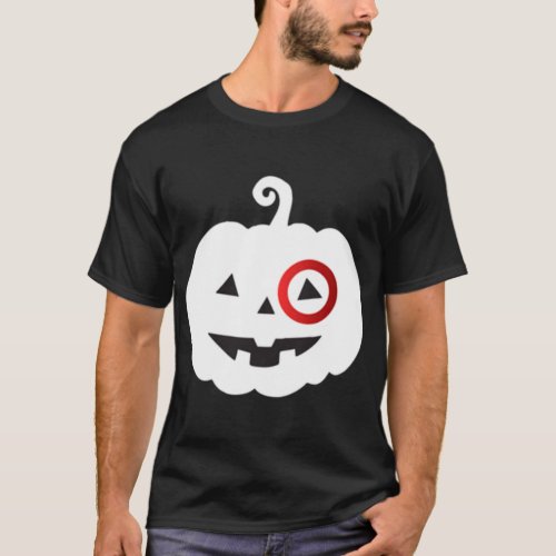 Market Team Member Bullseye Pumpkin Halloween Funn T_Shirt