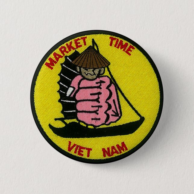Market Time Vietnam Button (Front)