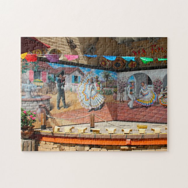 Market Town San Diego California. Jigsaw Puzzle (Horizontal)