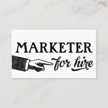 Marketer Business Cards - Cool Vintage by NeatBusinessCards at Zazzle