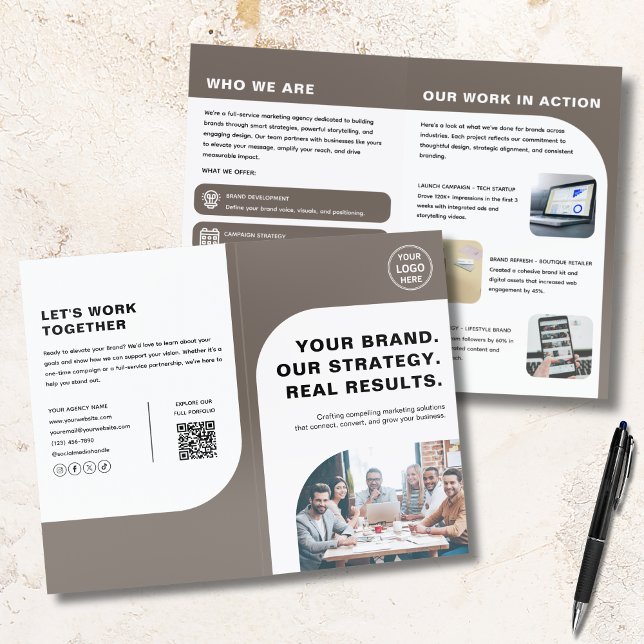Marketing Agencies Modern Service Portfolio  Brochure (Marketing Agencies Modern Service Portfolio Brochure)