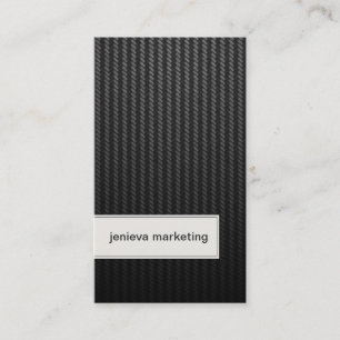 Marketing Business Card Modern Gray Weave Texture