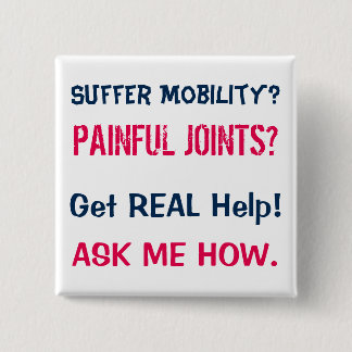 Marketing Button to Promote Joint Pain Help