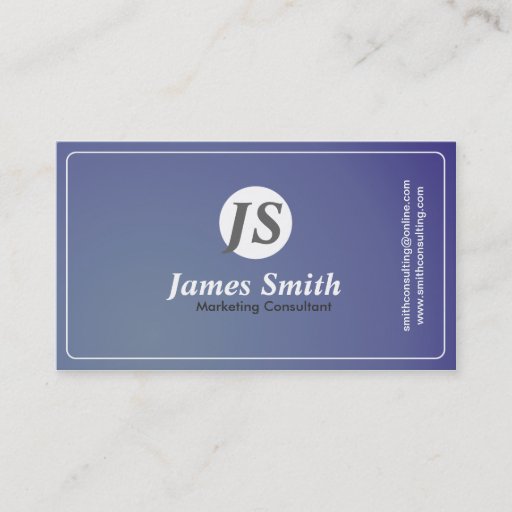 Customizable Marketing Consultant - business card