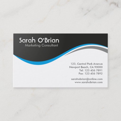 Customizable Marketing Consultant - Business Cards