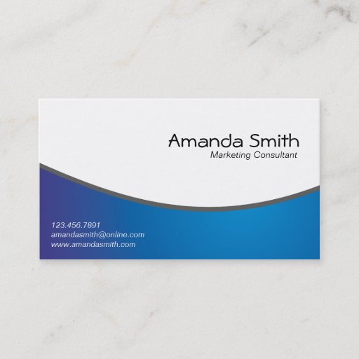 Customizable Marketing Consultant - Business Cards