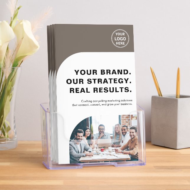 Marketing Creative Agency Portfolio White Taupe Brochure (Insitu)