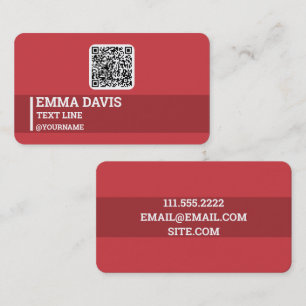 Marketing Direct Sale Custom QR Business Card