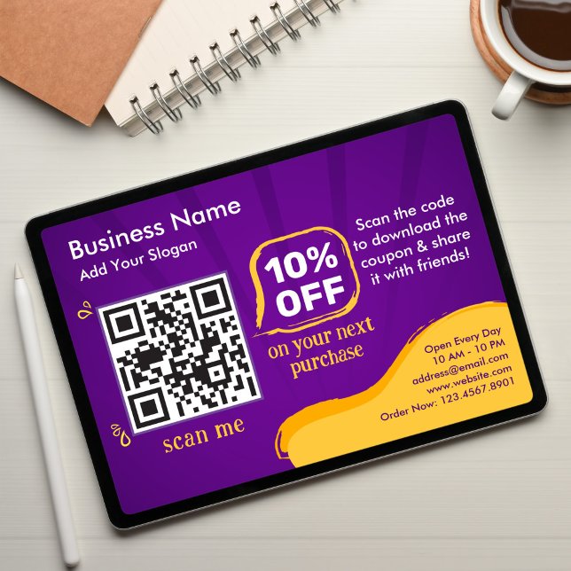 Marketing Discount QR Code To Scan For Customer Card (Creator Uploaded)