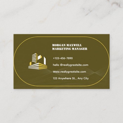 Marketing Manager   Business Card