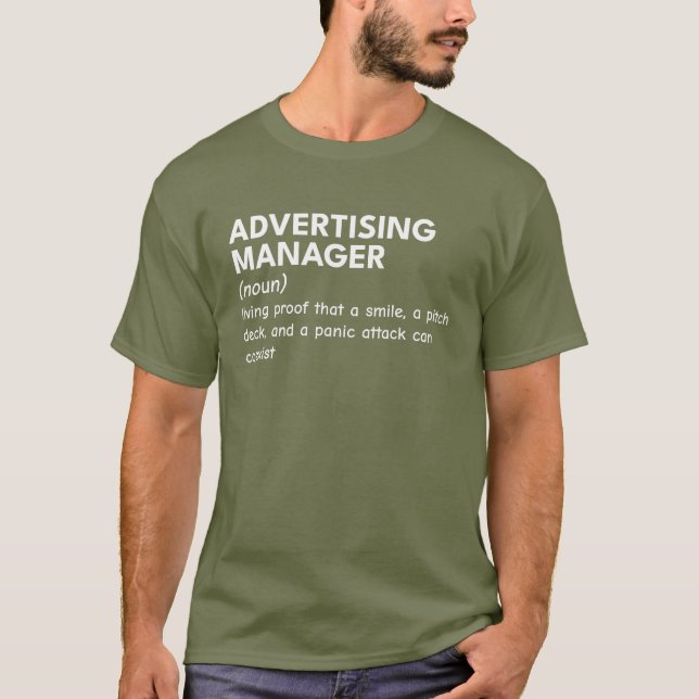 Marketing Manager Gift T-Shirt (Front)