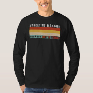 Marketing Manager Job Title Profession Worker Appr T-Shirt