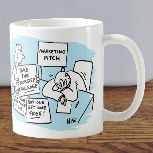 Marketing Manager with Sales Campaign Ideas Coffee Mug