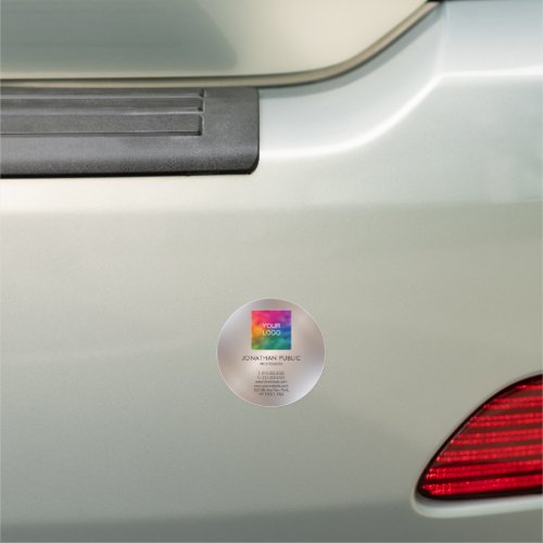 Marketing Modern Business Logo Custom Circle Car Magnet
