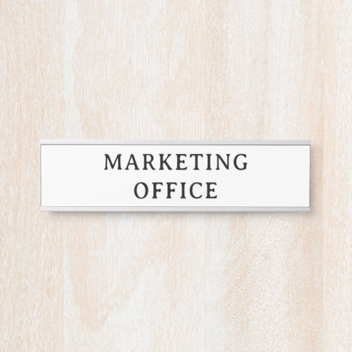MARKETING | Professional Modern Door Name Plate