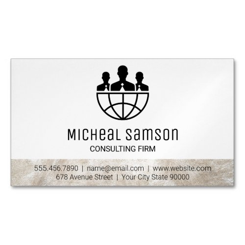 Marketing  Sales  Consulting Business Card Magnet
