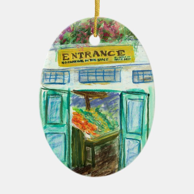 Marketplace Entrance Ornament (Pike Place Seattle) (Front)