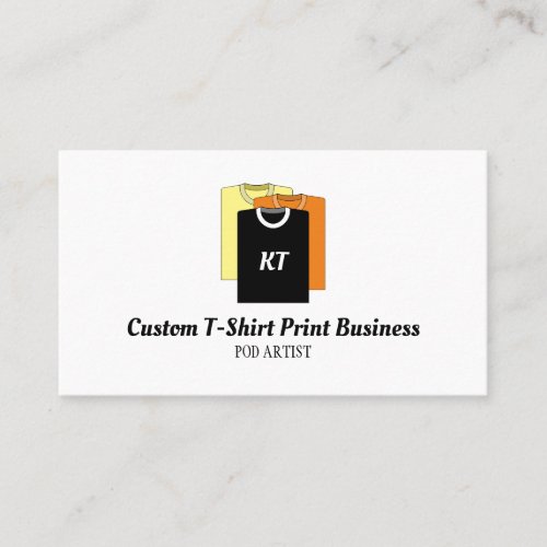 Marketplace Heat Transfer Vinyl Clothes Business Card