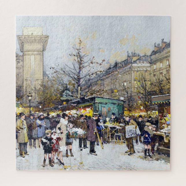 Markets in Porte Saint-Denis, Paris Jigsaw Puzzle (Vertical)